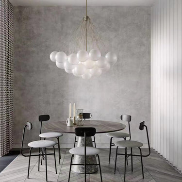 bubble ball chandelier